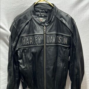 Harley-Davidson Black leather Jacket for Men